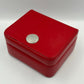 VINTAGE GENUINE OMEGA Speedmaster Seamaster Red watch box case wood 240304001yA