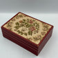 VINTAGE GENUINE ROLEX Red watch box case 60.01.2 no inner flower 240305006y3A