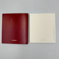 VINTAGE GENUINE CARTIER Red watch box case  wood leather Booklet 240228006yA