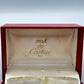 VINTAGE GENUINE CARTIER Red watch box case wood leather Booklet 240225016yA