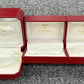 VINTAGE GENUINE CARTIER watch box case Booklet wood Red 13 set 240404003yA