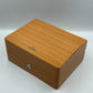 VINTAGE GENUINE OMEGA Brown watch box case wood Booklet leather 240305004yA