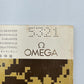 Carta per orologio OMEGA 5321 VINTAGE ORIGINALE 1975 240212003y2A