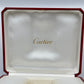 VINTAGE GENUINE CARTIER Red watch box case wood leather Booklet 240303013yA