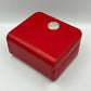 VINTAGE GENUINE OMEGA Speedmaster Seamaster Red watch box case wood 240301005yA