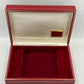 VINTAGE GENUINE ROLEX Red watch box case 60.01.2 no inner flower 240305006y3A