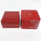 GENUINE OMEGA Speedmaster Seamaster watch box case red wood 3 set 240415005yA