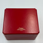 VINTAGE GENUINE CARTIER Red watch box case  wood leather Booklet 240228006yA