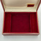 VINTAGE GENUINE ROLEX Red watch box case 60.01.2 no inner flower 240305006y3A