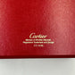 VINTAGE GENUINE CARTIER Red watch box case wood leather Booklet 240301007yA