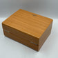 VINTAGE GENUINE OMEGA Brown watch box case wood Booklet leather 240305004yA