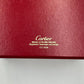 VINTAGE GENUINE CARTIER Red watch box case wood leather Booklet 240226007yA