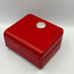 VINTAGE GENUINE OMEGA Speedmaster Seamaster Red watch box case wood 240301006yA