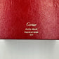 VINTAGE GENUINE CARTIER Red watch box case wood leather Booklet 240225016yA