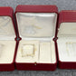 VINTAGE GENUINE CARTIER watch box case Booklet wood Red 13 set 240404003yA