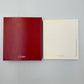 VINTAGE GENUINE CARTIER Red watch box case wood leather Booklet 240226007yA