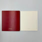 VINTAGE GENUINE CARTIER Red watch box case wood leather Booklet 240301007yA