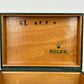 VINTAGE GENUINE ROLEX Green watch box case 68.00.08 wood no inner 240227006y4A