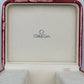 VINTAGE GENUINE OMEGA Speedmaster Seamaster Red watch box case wood 240301006yA