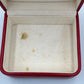 VINTAGE GENUINE OMEGA Red Speedmaster Seamaster watch box case wood 240225014yA