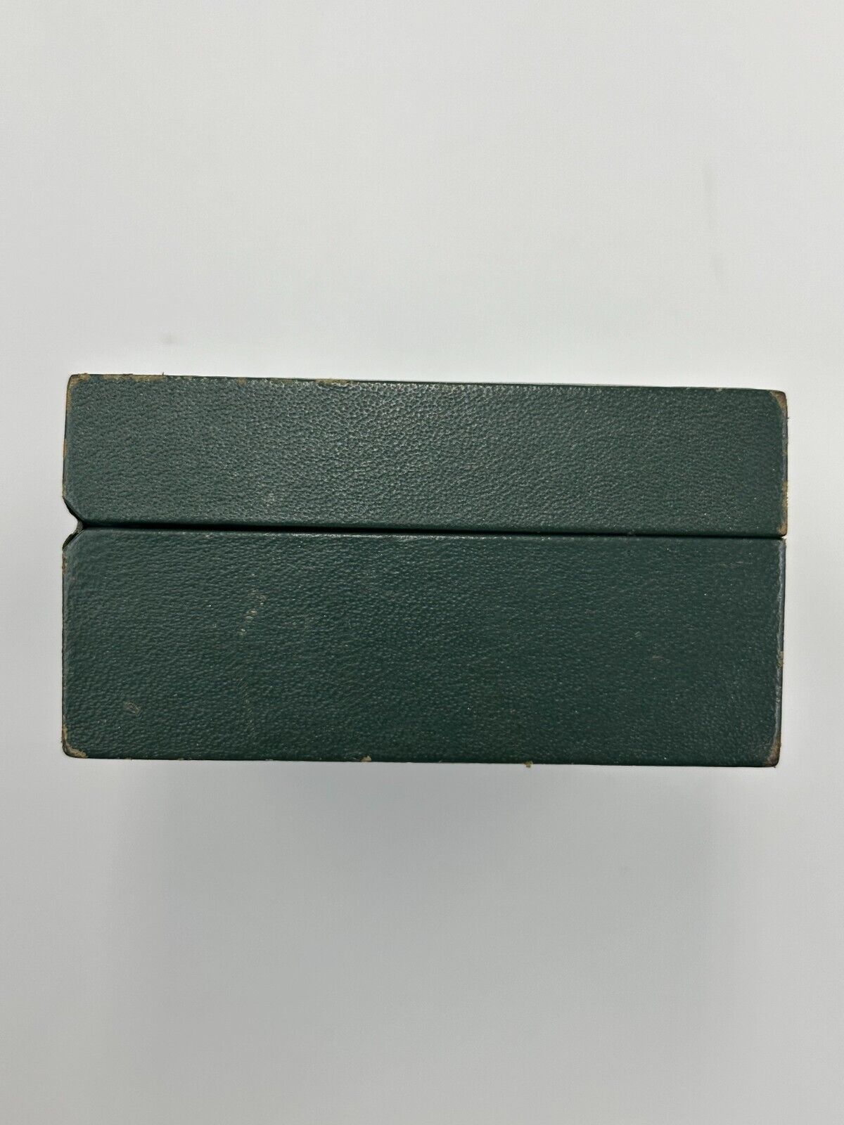 VINTAGE GENUINE ROLEX Green watch box case 68.00.08 wood no inner 240227006y4A