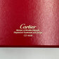 VINTAGE GENUINE CARTIER Red watch box case  wood leather Booklet 240228006yA