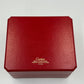 VINTAGE GENUINE CARTIER Red watch box case wood leather Booklet 240301007yA