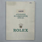 VINTAGE GENUINE ROLEX 18238 Day-Date Watch paper 010 1989 R 240311004y1A