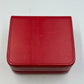 VINTAGE GENUINE OMEGA Speedmaster Seamaster Red watch box case wood 240312010y2A