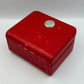 VINTAGE GENUINE OMEGA Speedmaster Seamaster Red watch box case wood 240312010y2A