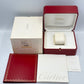 VINTAGE GENUINE CARTIER Red watch box case wood leather Booklet 240303013yA