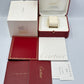 VINTAGE GENUINE CARTIER Red watch box case  wood leather Booklet 240228006yA