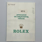 VINTAGE GENUINE ROLEX 16710 GMT-MASTER watch paper A 430 1999 240301001e1A