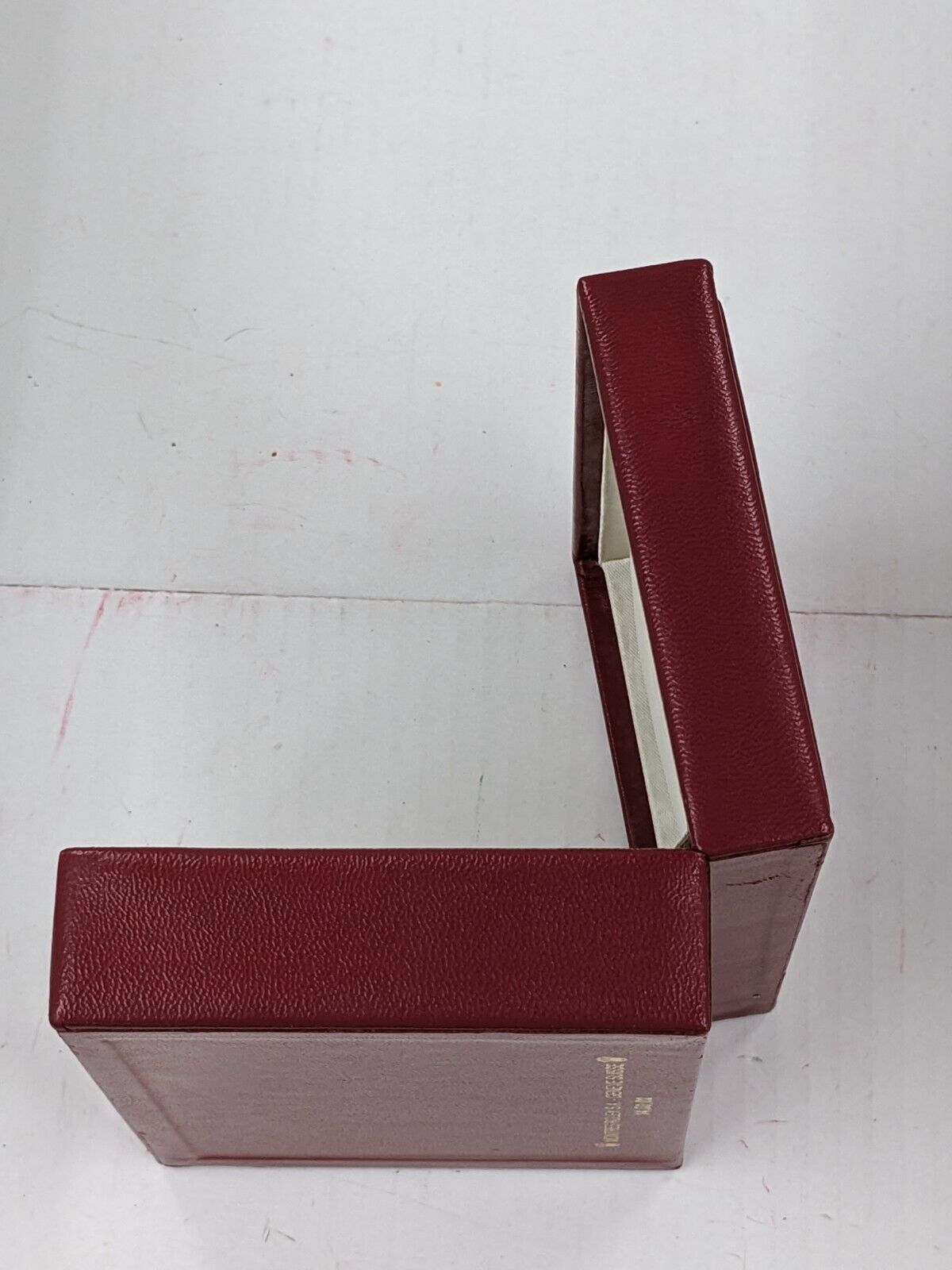 VINTAGE GENUINE ROLEX Red watch box case 14.00.02 no inner cushion 230917003yS
