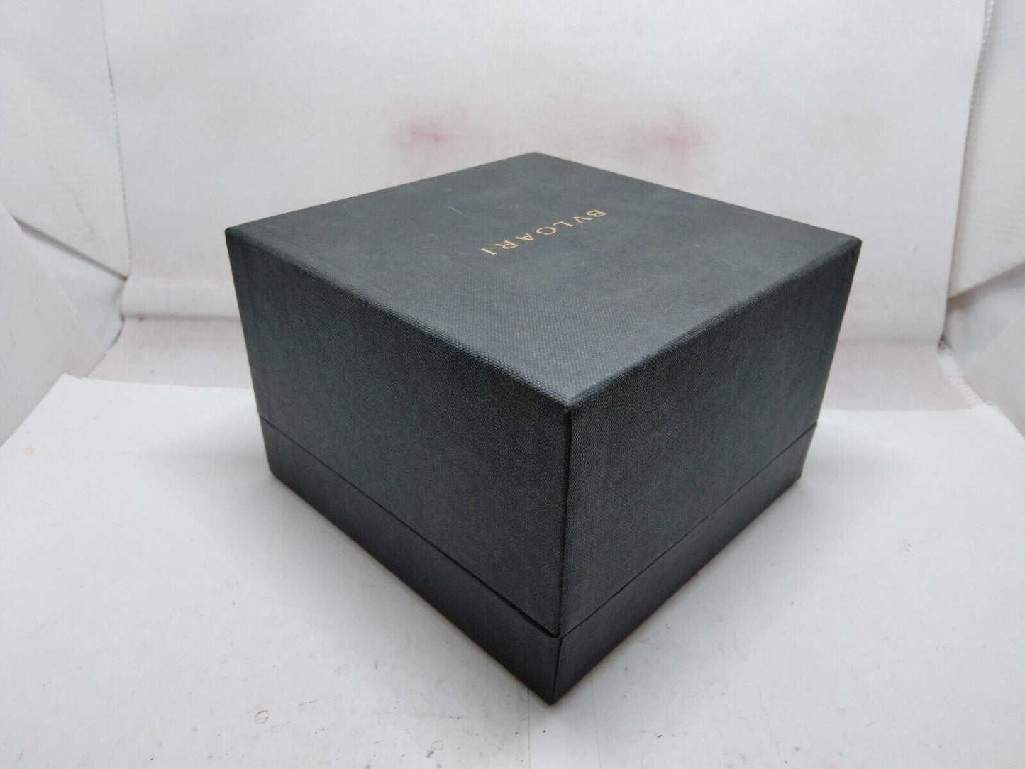 VINTAGE GENUINE BVLGARI watch box case black warranty guarantee 231120004y3S