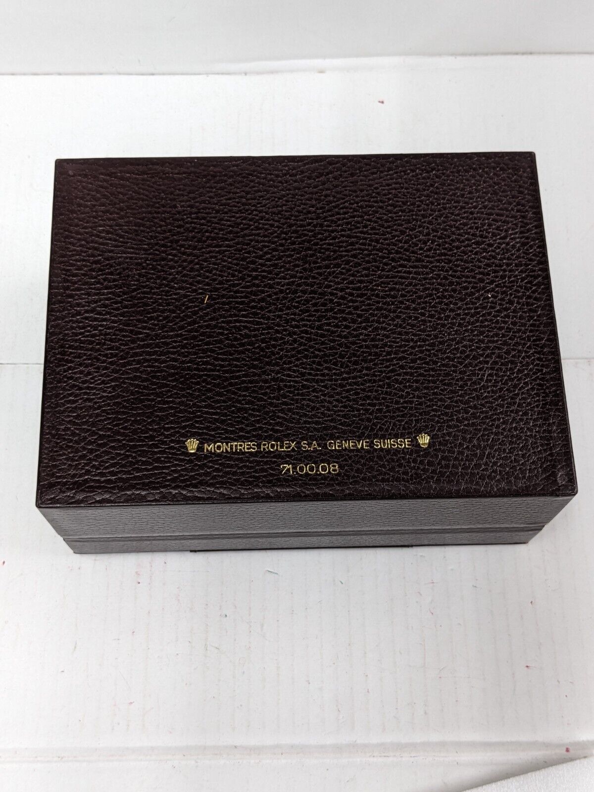 ROLEX 16238 Datejust Day-Date watch box case 71.00.08 wood leather 230924010yS