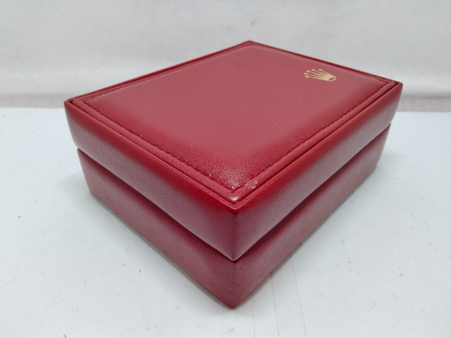 VINTAGE GENUINE ROLEX watch box case no inner wood leather 14.00.71 230818005y1S