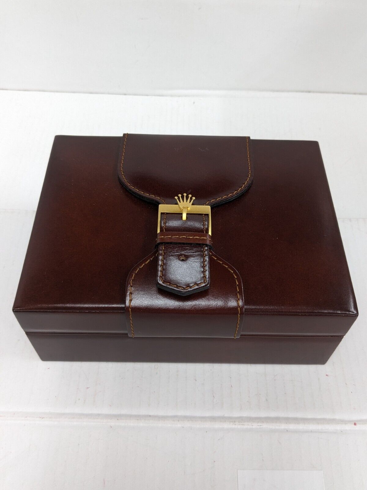 VINTAGE GENUINE ROLEX 18348 Day-Date watch box case 71.00.04 wood  230919003yS