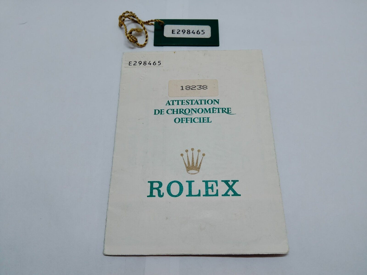 ROLEX 18238 Day-Date watch box case warranty guarantee  71.00.71 230531003e2S