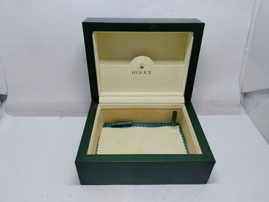 Caja de reloj VINTAGE GENUINE ROLEX 30.00.02 sin onda interior verde 0119003y1S