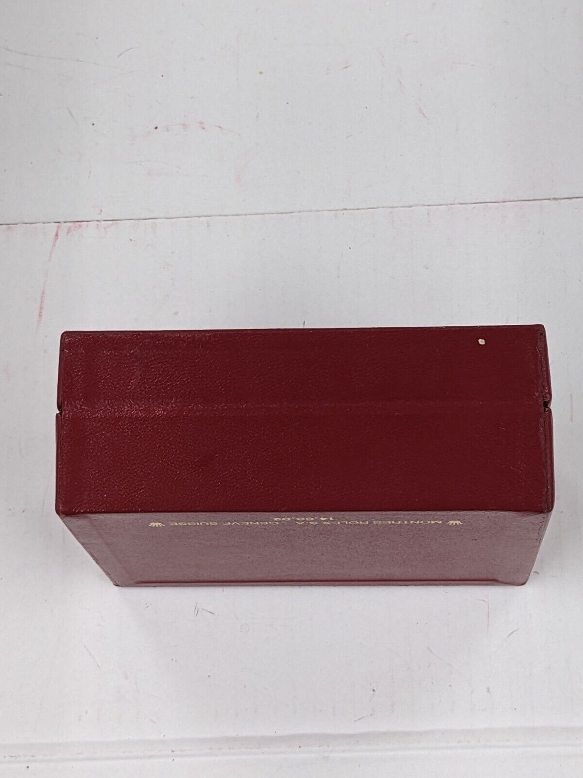 VINTAGE ECHTE ROLEX Rote Uhrenbox 14.00.02 ohne Innenkissen 230917003yS