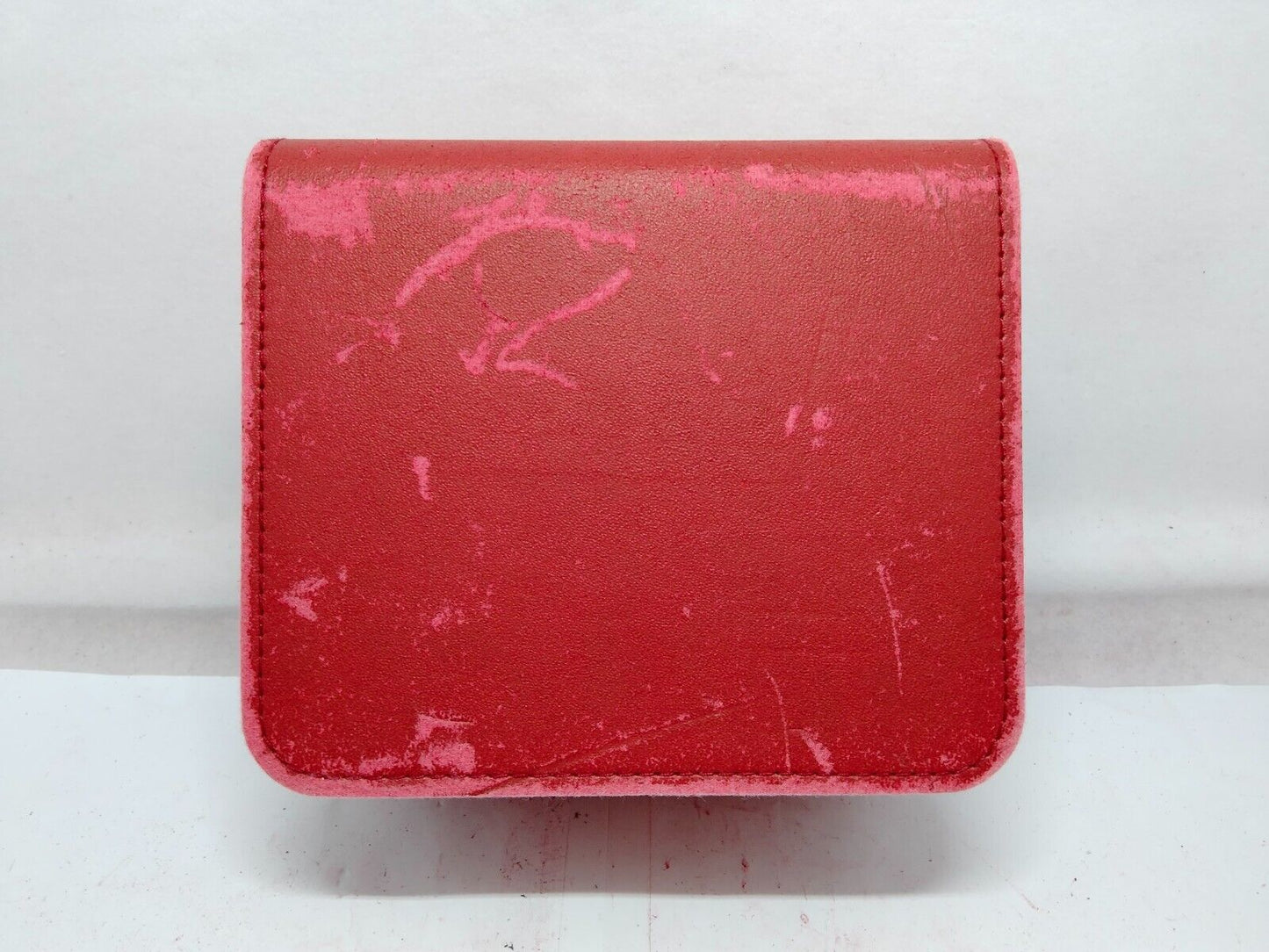 GENUINE OMEGA Seamaster Speedmaster watch box case Red no medal 230807005yS