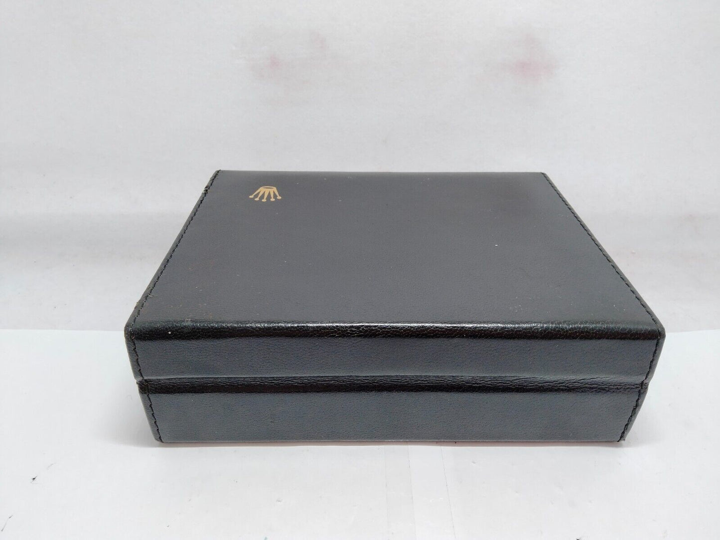 VINTAGE GENUINE ROLEX Cellini watch box case 49.00.08 gray leather 1214052eS