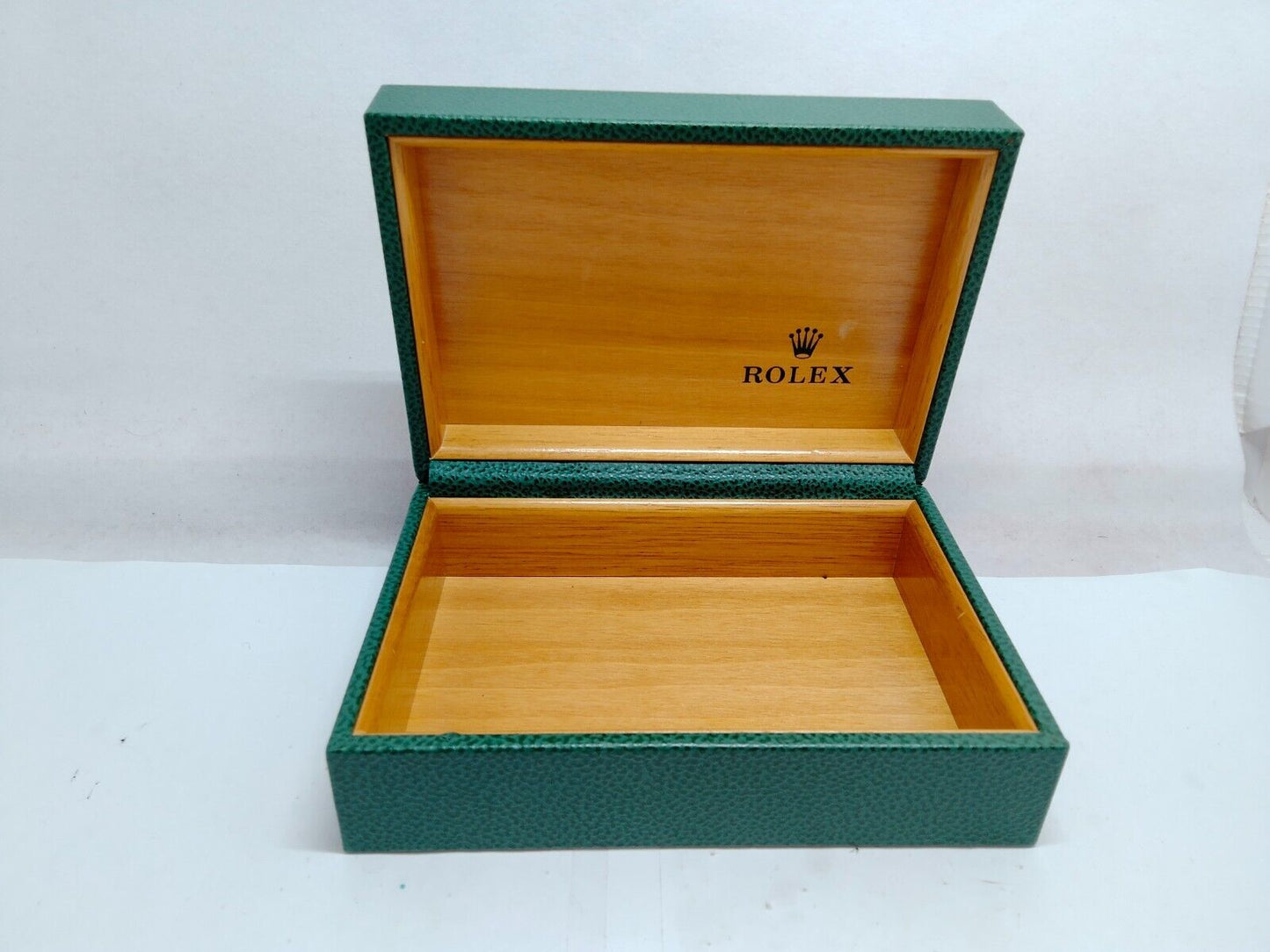 VINTAGE GENUINE ROLEX watch box case 68.00.55 no inner wood leather 0119004y4S