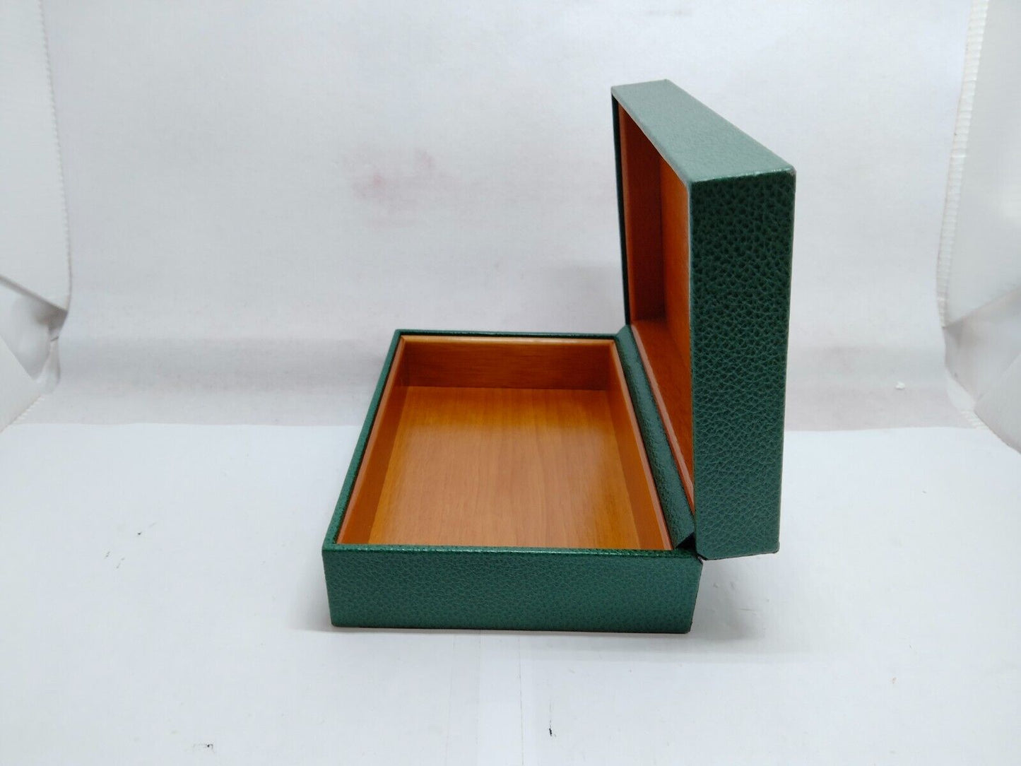 VINTAGE GENUINE ROLEX Green watch box case 68.00.08 no inner cushion 1223004y3S