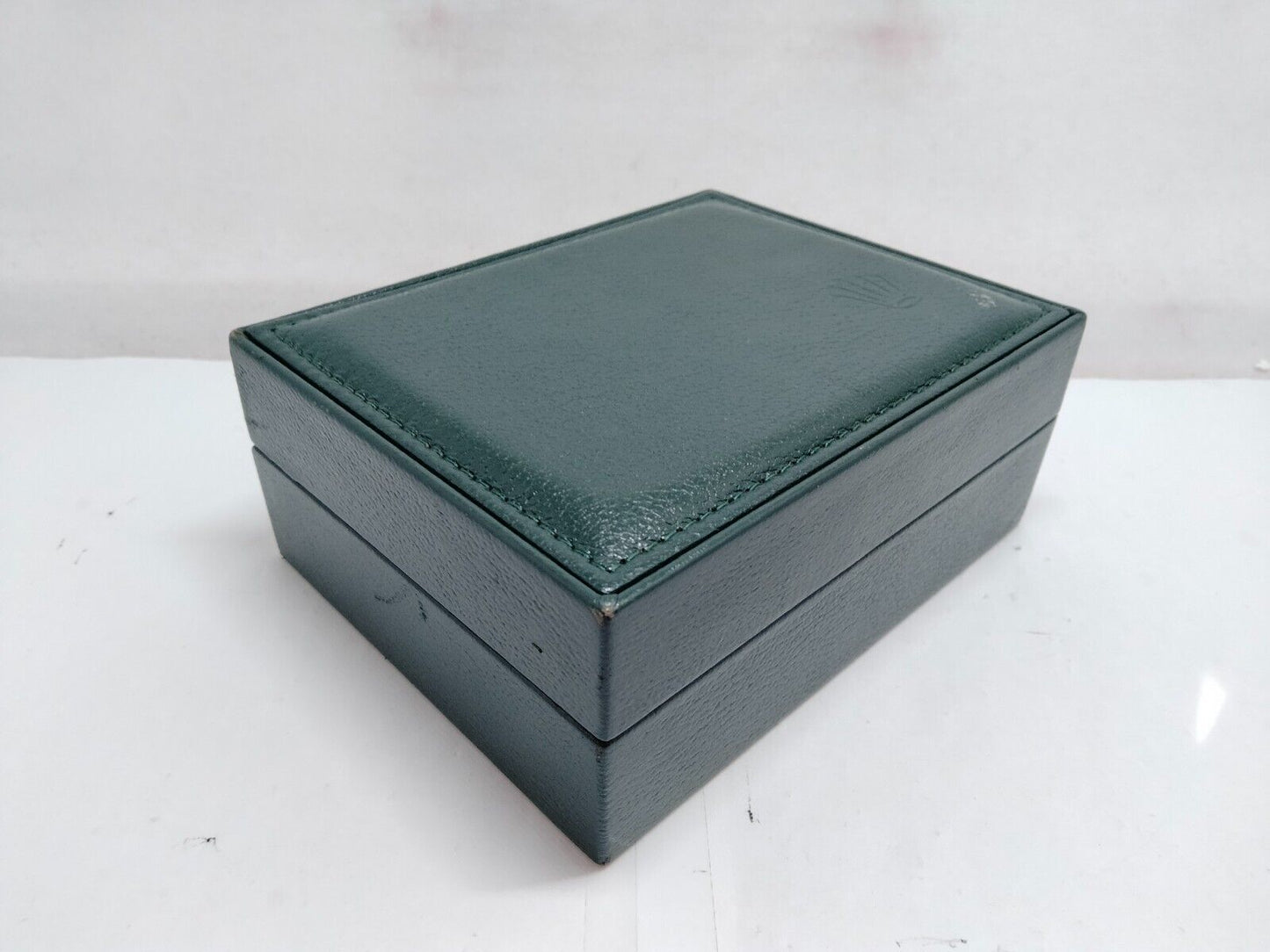 VINTAGE GENUINE ROLEX Green watch box case 11.00.01 no inner cushion 1223004y2S