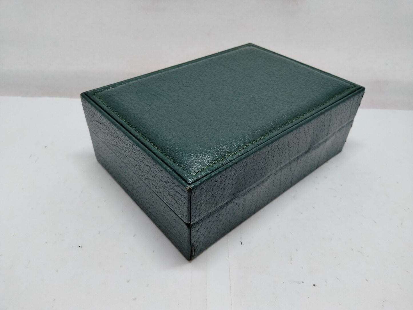 VINTAGE GENUINE ROLEX watch box case 68.00.01 Green no inner wood 0208001y1S