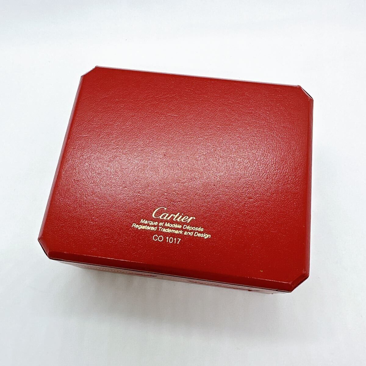 VINTAGE GENUINE CARTIER watch box case Red wood leather CO1017 231126004yS