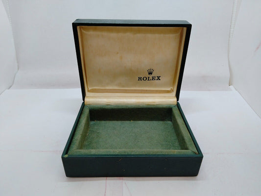 GENUINE ROLEX Green watch box case 11.00.01 no inner cushion leather 1001001y1S