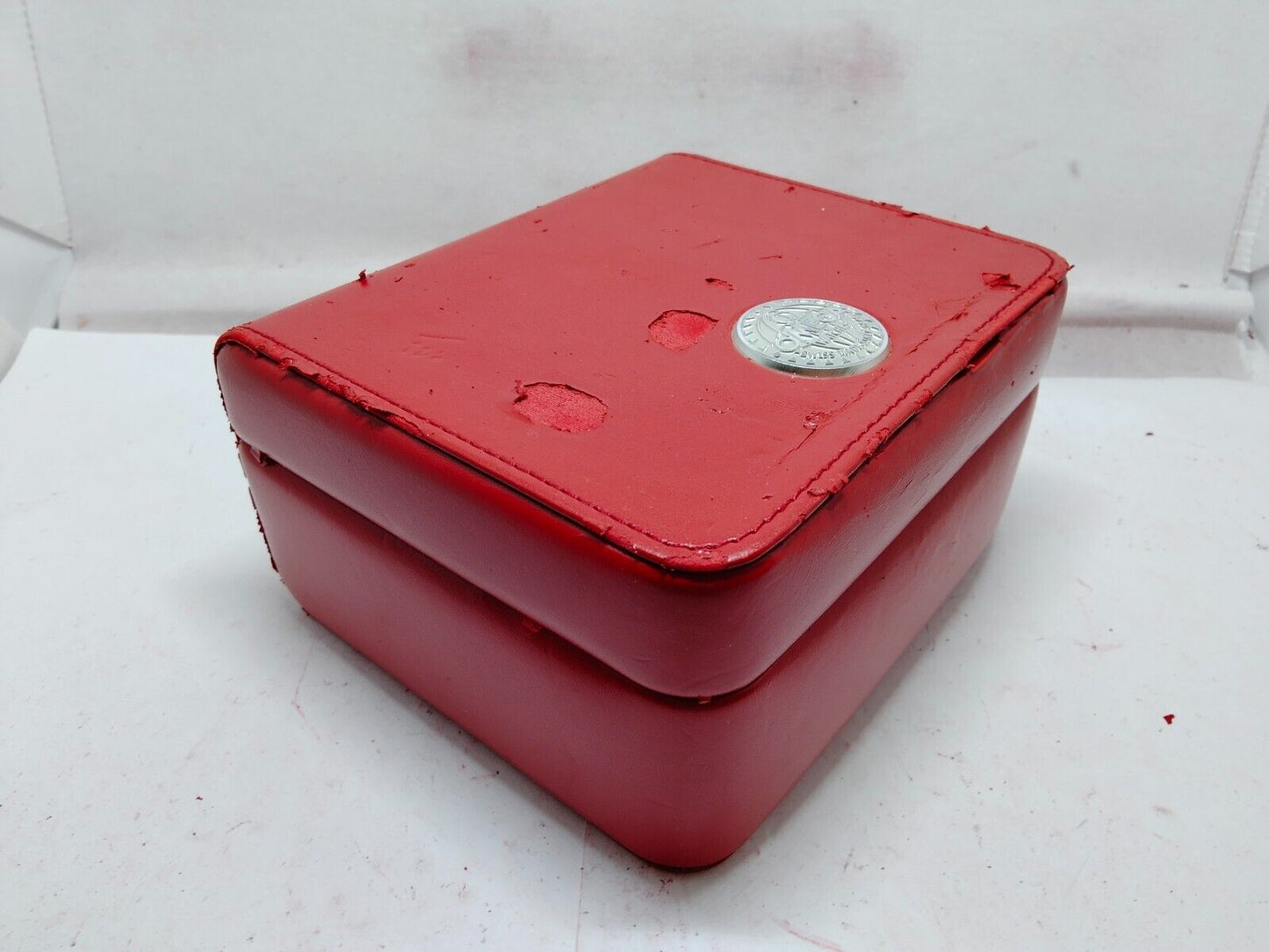 VINTAGE GENUINE OMEGA Speedmaster Seamaster red watch box case card 230912002yS